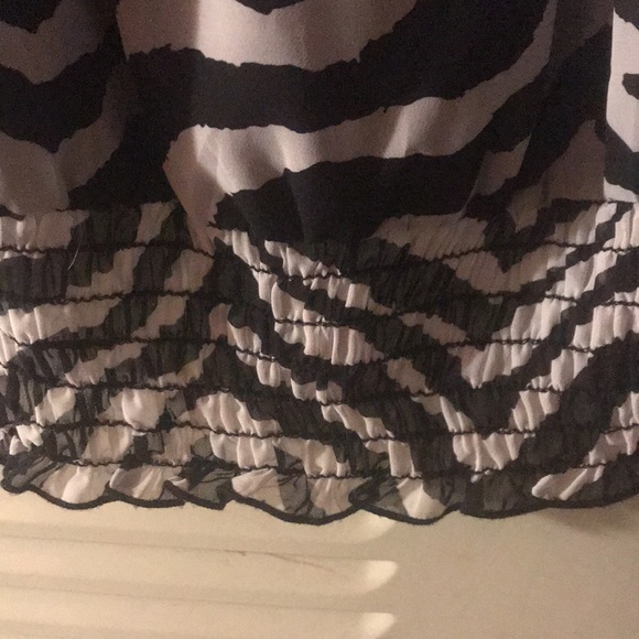 Trixxi black & white stripe blouse - Picture 2 of 3